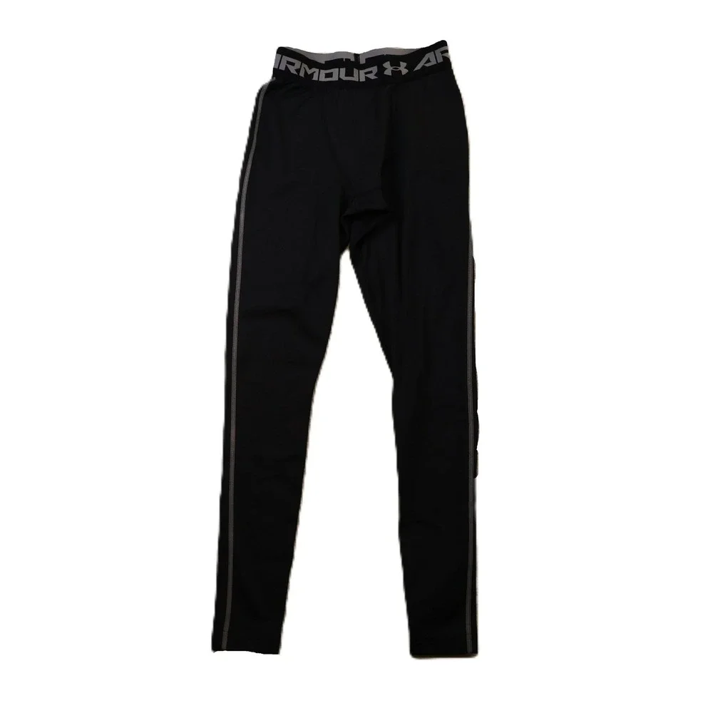 Under Armour Mens S Compression Leggings Black HeatGear Athletic Tights